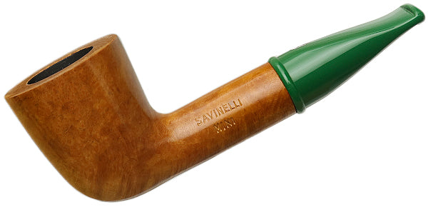 Savinelli Pipes Mini Mini Smooth Green Stem (409) (6mm)