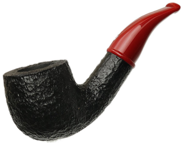 Savinelli Pipes Mini Mini Rusticated Red Stem (601) (6mm)