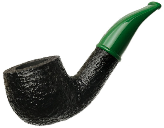 Savinelli Pipes Mini Mini Rusticated Green Stem (601) (6mm)