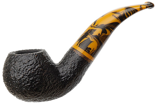 Savinelli Pipes Tigre Tigre Rusticated Black (642) (6mm)