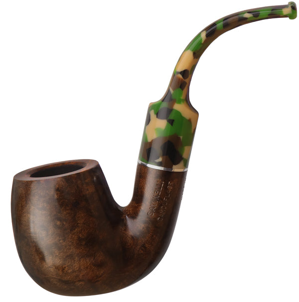 Savinelli Pipes Camouflage Camouflage Smooth Dark Brown (614) (6mm)