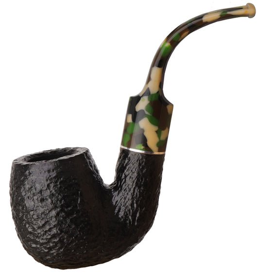 Savinelli Pipes Camouflage Camouflage Rusticated Black (614) (6mm)