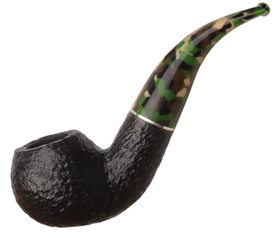 Savinelli Pipes Camouflage Camouflage Rusticated Black (642) (6mm)