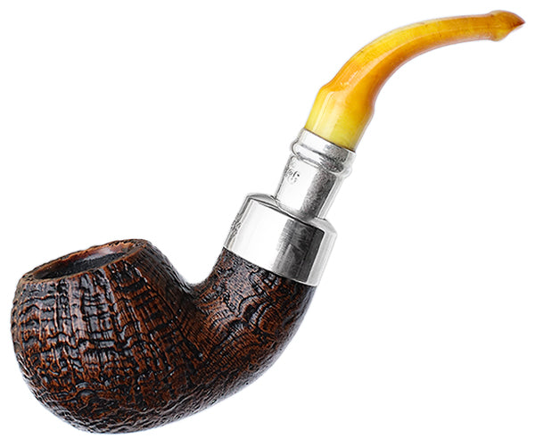 Peterson Pipes Amber Stem Sandblasted Amber Stem Spigot (03)