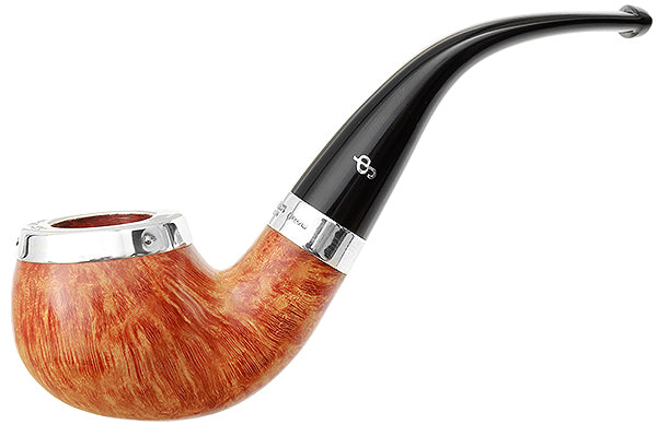 Peterson Pipes Silver Cap Silver Cap Natural Smooth (03) Fishtail