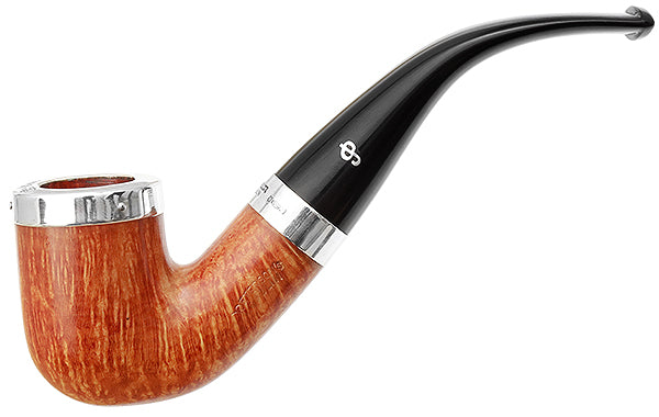 Peterson Pipes Silver Cap Silver Cap Natural Smooth (338) Fishtail