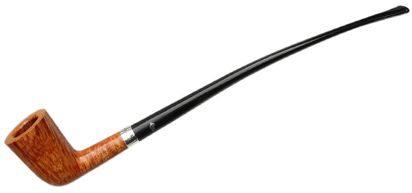 Peterson Pipes Churchwarden Churchwarden Natural Silver Mounted Dublin Fishtail