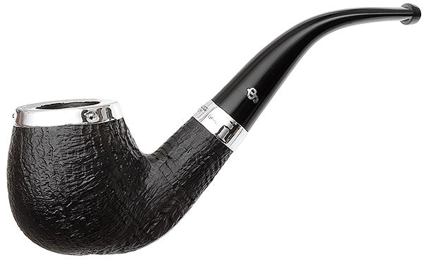 Peterson Pipes Silver Cap Silver Cap Sandblasted (68) Fishtail