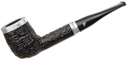 Peterson Pipes Silver Cap Silver Cap Sandblasted (106) Fishtail