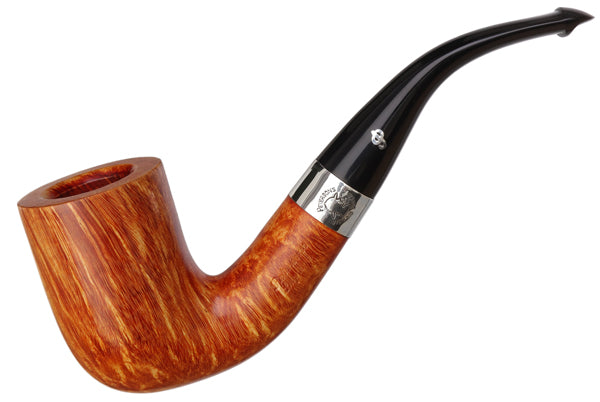 Peterson Pipes Sherlock Holmes Sherlock Holmes Supreme Silver Mounted Rathbone P-Lip