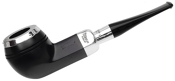 Peterson Pipes Ebony Spigot Ebony Spigot with Silver Cap (150) Fishtail