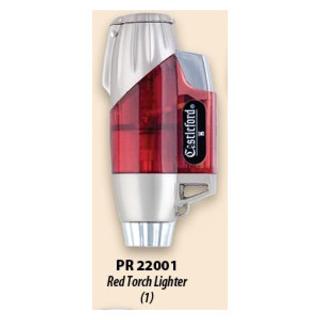 CASTLEFORD JET-FLAME CIGAR TORCH EMPTY RED