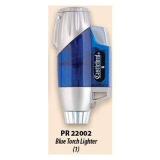 CASTLEFORD JET-FLAME CIGAR TORCH EMPTY BLUE